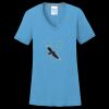 Women's Performance Blend V Neck Tee Thumbnail