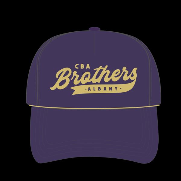 CBA Purple and Gold Rope Cap Thumbnail